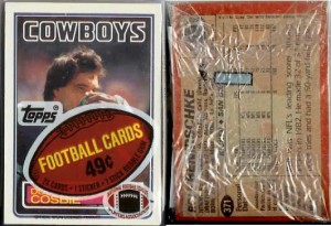 1983 Topps Football Cello