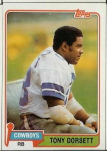 1981 Topps Tony Dorsett