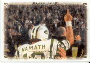 2008 Masterpieces Joe Namath
